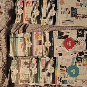 12 happy planner sticker books